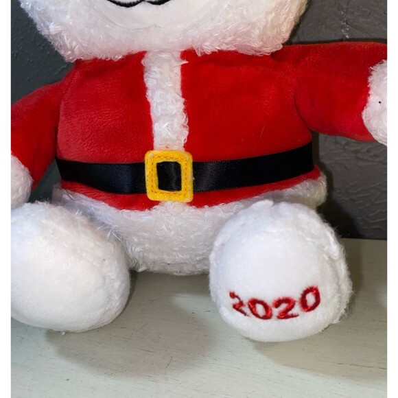 HALLMARK 2020 TEDDY BEAR SANTA 9” PLUSH - RETIRED - Picture 2 of 6